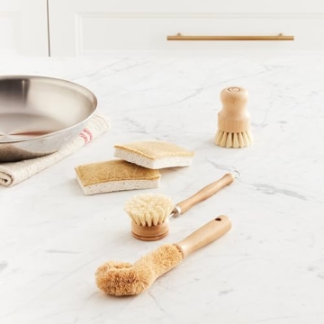 Buy Tieralia Eco-Friendly Bamboo Dish Brush Set Now