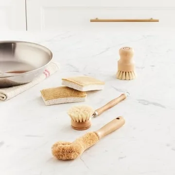 Buy Tieralia Eco-Friendly Bamboo Dish Brush Set Now