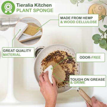 Buy Tieralia Eco-Friendly Bamboo Dish Brush Set Now