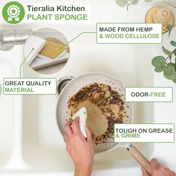 Buy Tieralia Eco-Friendly Bamboo Dish Brush Set Now