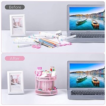 Cute Spinning Desk Organizer for Efficient Office Solutions