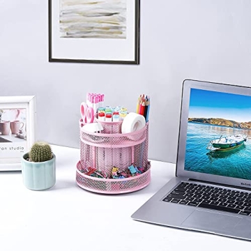 Cute Spinning Desk Organizer for Efficient Office Solutions