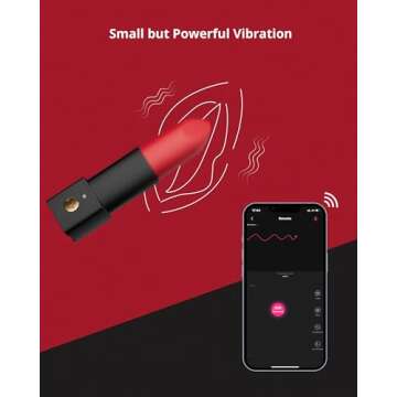 LOVENSE Exomoon Mini Bullet Vibrator Bluetooth Secret Lipstick Vibrator, Waterproof Nipple, Clitoris & G Spot Massager for Women, Small Portable Vibrating & Massaging Adult Sex Toys for Couples