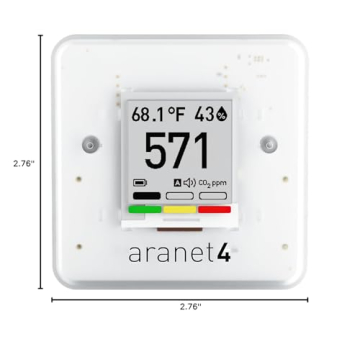 SAF Aranet4 Wireless Indoor Air Quality Monitor