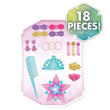 Disney Princess Ariel Styling Head, 18-pieces, Pretend Play, Kids Toys for Ages 3 Up by Just Play