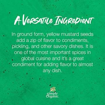 Organic Ground Yellow Mustard Seed - Simply Organic