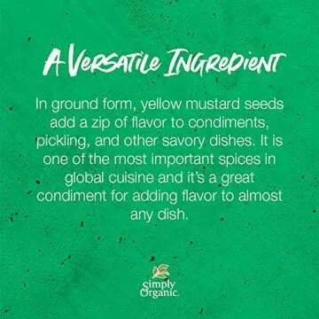 Organic Ground Yellow Mustard Seed - Simply Organic