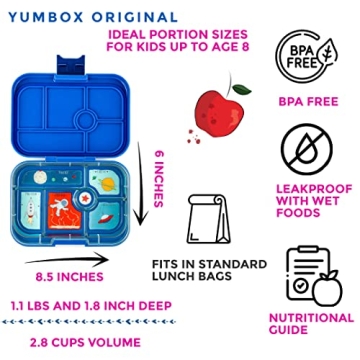 Yumbox Original Leakproof Bento Lunch Box for Kids
