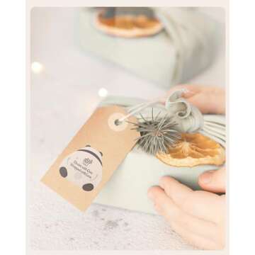 MUNBYN Cute Panda Thermal Labels - 200 Stickers Roll