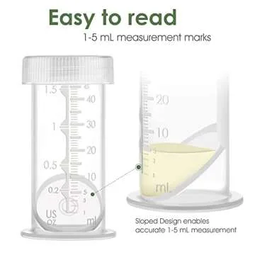 Maymom 1.5 Oz Breastmilk Storage Containers - 4 Pack