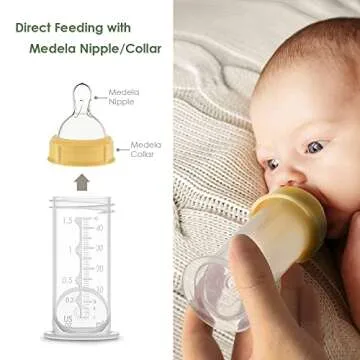 Maymom 1.5 Oz Breastmilk Storage Containers - 4 Pack