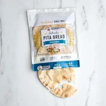 Atoria's Pita - Vegan, Non-GMO, Perfect for Every Meal