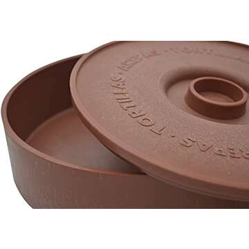 IMUSA USA Microwave Tortilla Warmer, 1 Pack, Brown