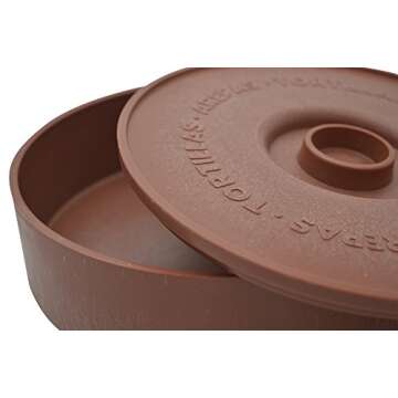 IMUSA USA Microwave Tortilla Warmer, 1 Pack, Brown