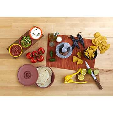 IMUSA USA Microwave Tortilla Warmer, 1 Pack, Brown