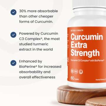 Better Way Health Curcumin Extra Strength - 1000mg Benefits