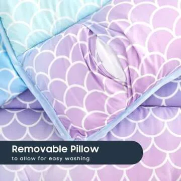 Wake In Cloud Toddler Nap Mat - Cute Mermaid Design