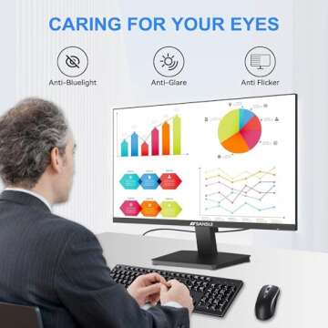 SANSUI 22" 1080p FHD Monitor with HDMI & VGA Ports