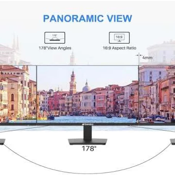 SANSUI 22" 1080p FHD Monitor with HDMI & VGA Ports