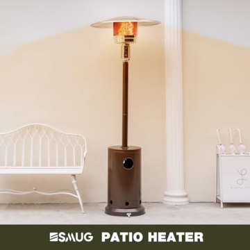 48,000 BTU Propane Patio Heater with Wheels