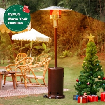 48,000 BTU Propane Patio Heater with Wheels