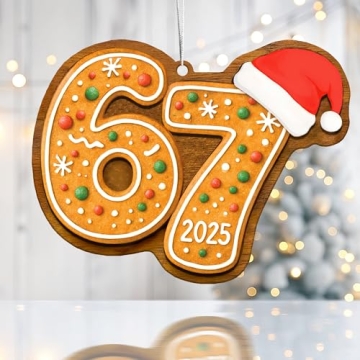 67 Gingerbread Ornament 2025 for Christmas Tree Fun