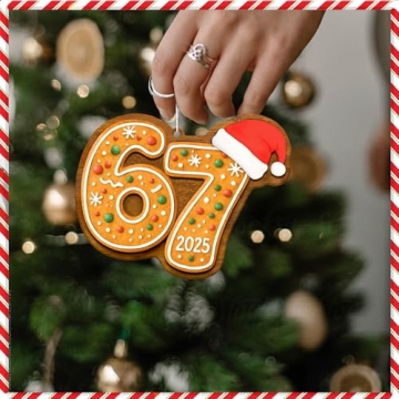 67 Gingerbread Ornament 2025 for Christmas Tree Fun