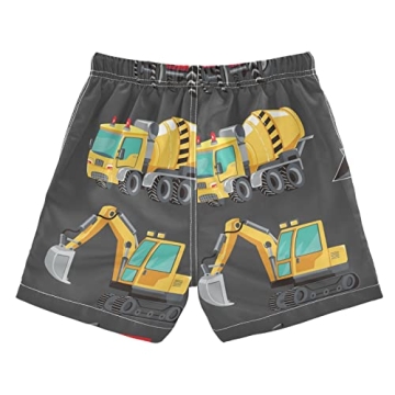 Boys Beach Board Shorts with Sun Protection for Summer Fun