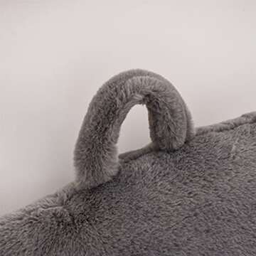 Faux Fur Reading Pillow - Comfort for Everyone