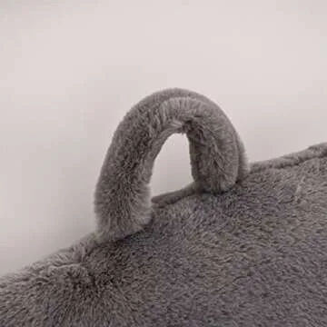 Faux Fur Reading Pillow - Comfort for Everyone