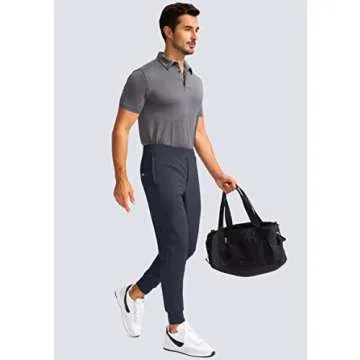 Men's Golf Joggers with Pockets for Active Comfort