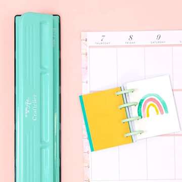 Craftelier - XL Disc Planner Punch for Disc Binding Notebooks for Scrapbooking or Craft Projects | Punches up to 3 Sheets of 90 g/m2 | Aprox. Size 12.60" x 3.54" x 1.97"