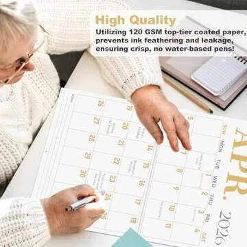 GuassLee Wall Calendar 2025-2026 Large, 23"x11" Vertical Wall Calendar 2025, 19-Month from 2025 Jun to 2026 Dec, Monthly Planner Hanging Calendar with Big Grid Big Numbers for Home Office Organizing