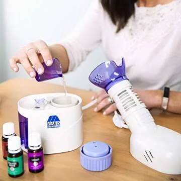 MABIS Facial Steamer for Sinus Relief and Aromatherapy