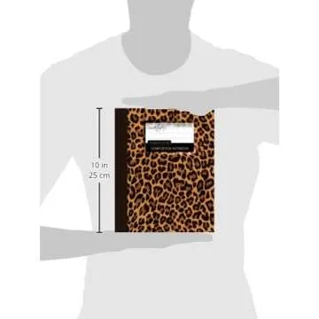 Leopard Print Composition Notebook for Creative Writing