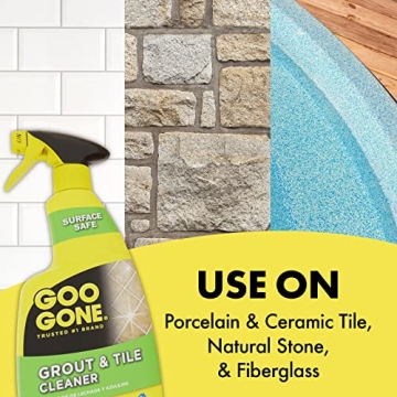 Goo Gone Grout & Tile Cleaner for Tough Stains - 28 oz