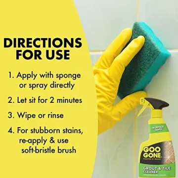 Goo Gone Grout & Tile Cleaner for Tough Stains - 28 oz