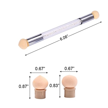 WOKOTO 10 Pcs Nail Ombre Brush Set for Artistry