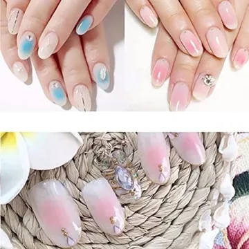 WOKOTO 10 Pcs Nail Ombre Brush Set for Artistry