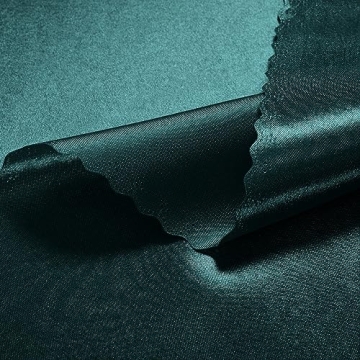 Elegant 12 Pack Hunter Green Satin Napkins for Events