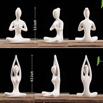 Gorgeous Yoga Pose Statues Home Decor Set - OwMell
