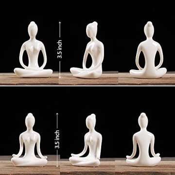 Gorgeous Yoga Pose Statues Home Decor Set - OwMell
