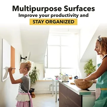 Besso Cork Board & White Board Combo for Wall