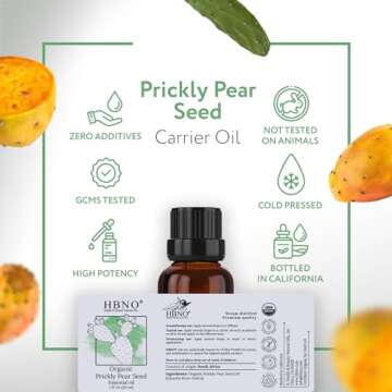 HBNO Organic Prickly Pear Seed Oil - Multi-Purpose Beauty Oil
