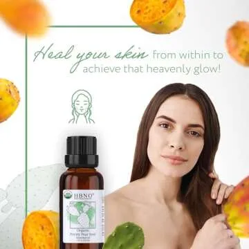 HBNO Organic Prickly Pear Seed Oil - Multi-Purpose Beauty Oil