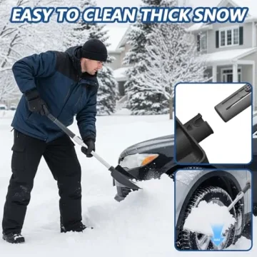 3-in-1 Extendable Snow Brush and Ice Scraper for Cars