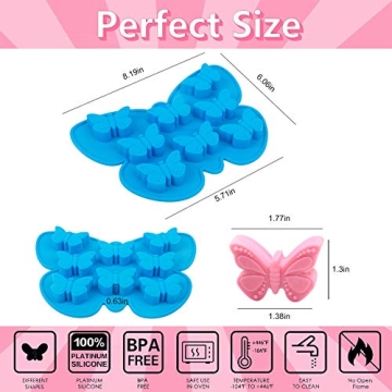 Stouge Butterfly Silicone Molds for Ice and Candies