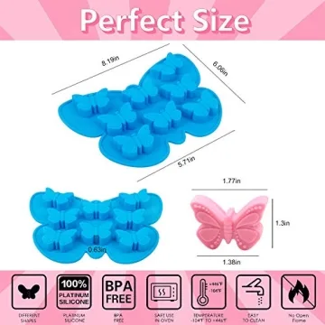 Stouge Butterfly Silicone Molds for Ice and Candies