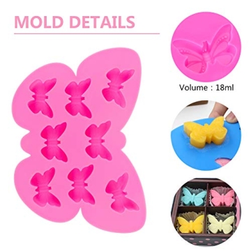 Stouge Butterfly Silicone Molds for Ice and Candies