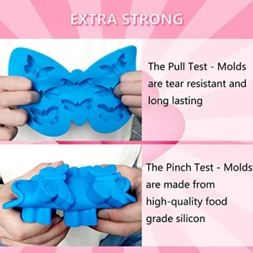 Stouge Butterfly Silicone Molds for Ice and Candies